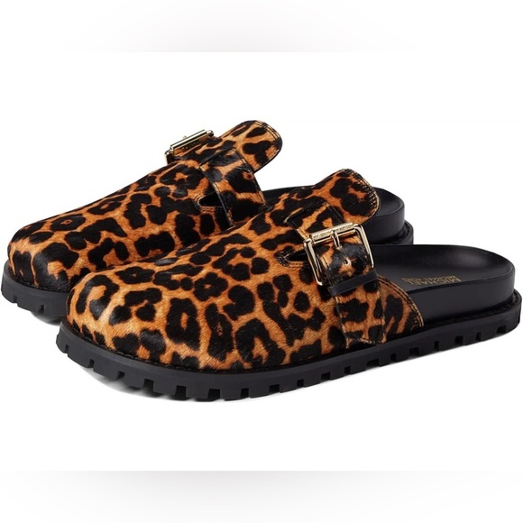 MICHAEL Michael Kors Judd Cheetah Print Haircalf And Leather Closed Toe … - Picture 1 of 5